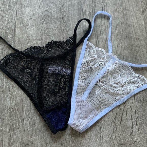 NEW Women’s 7 Pairs Lace G-String Thong Panties - Picture 3 of 5